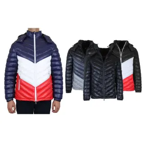 Men's Heavyweight Hooded Puffer Bubble Jacket