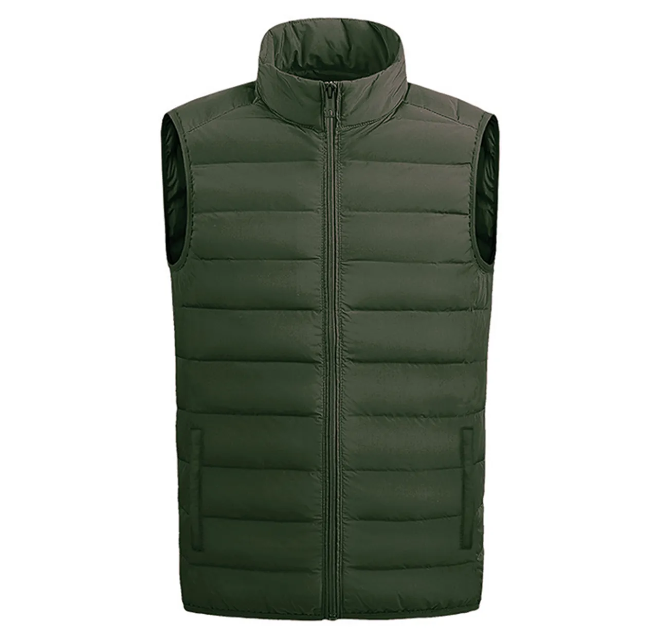 Men’s Full-Zip Lightweight Puffer Vest Jacket