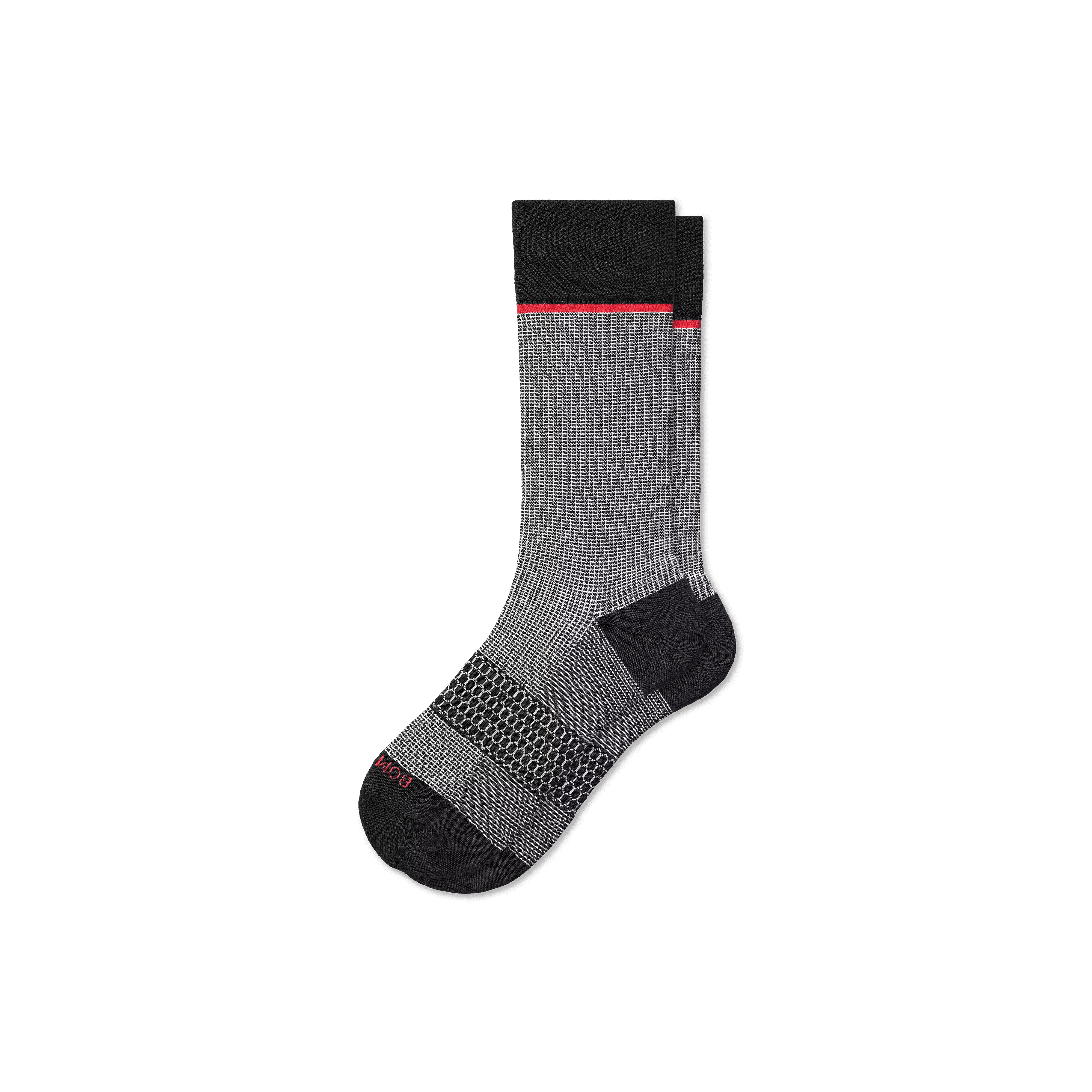 Men’s Grid-Knit Dress Calf Socks