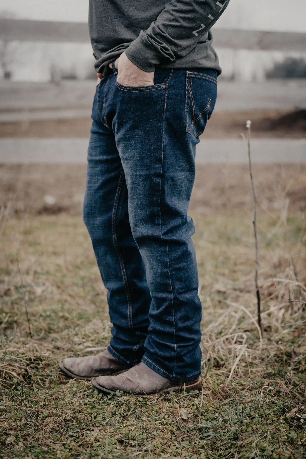 Men's Wrangler 20X 02 Competition Slim Fit Bootcut Jean (Size 40/34 only)