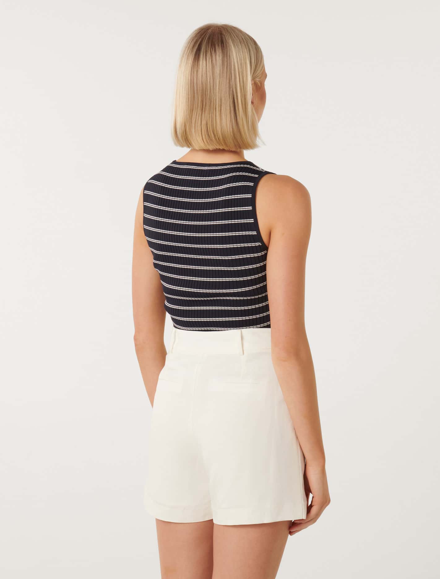 Millie Stripe Boatneck Tank Top