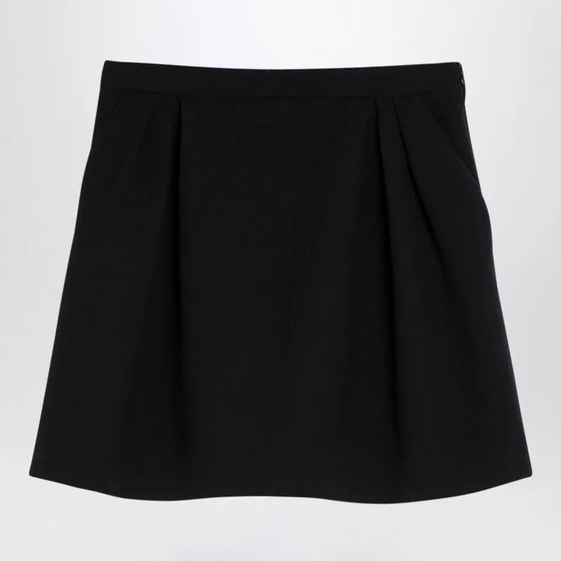 MINI WRAP SKIRT IN PIED DE POULE