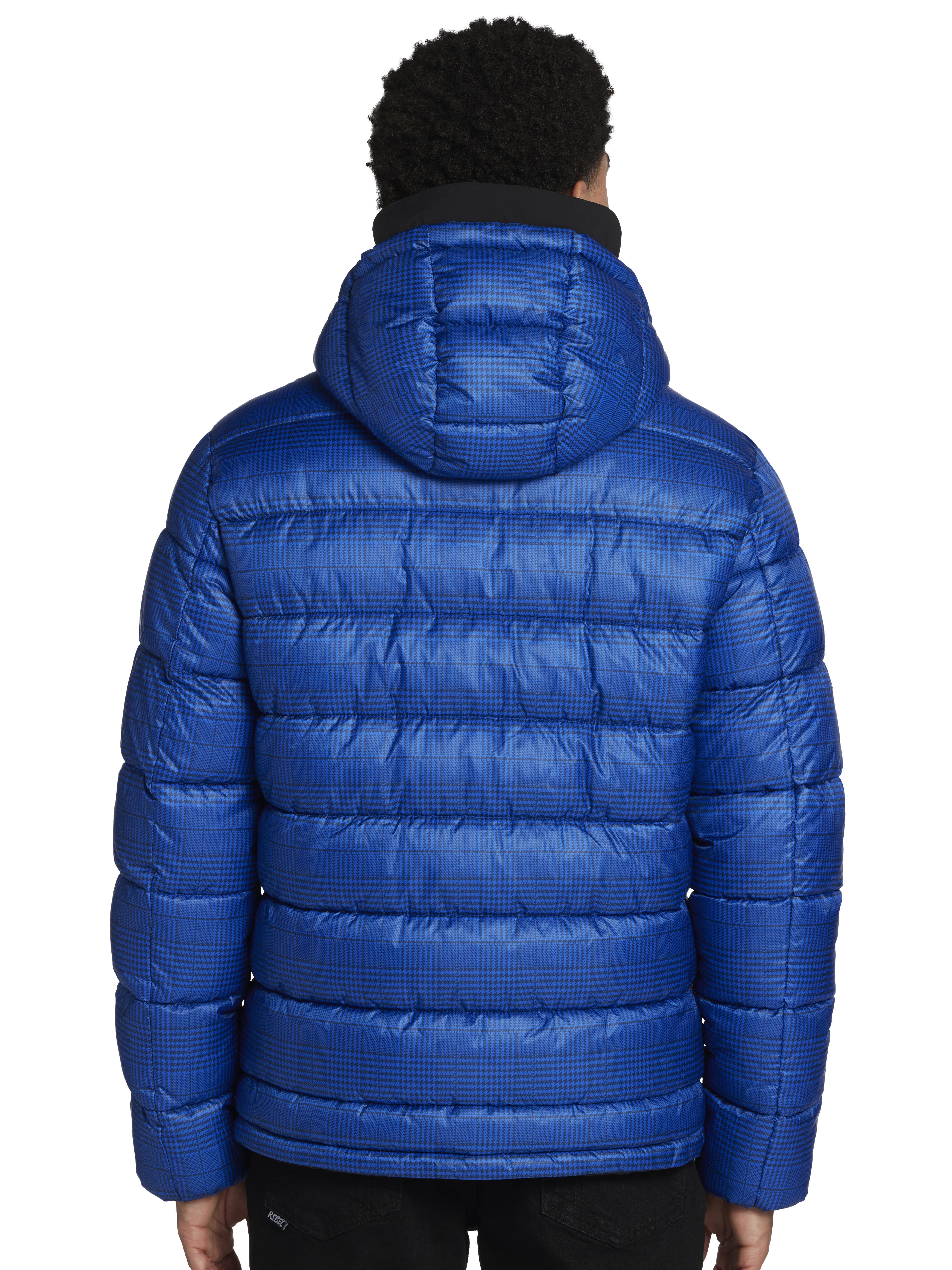 Modern Fit Reversible Hooded Insulated Puffer Jacket