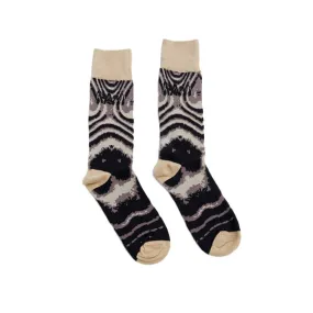 Moire Dress Socks - Multi