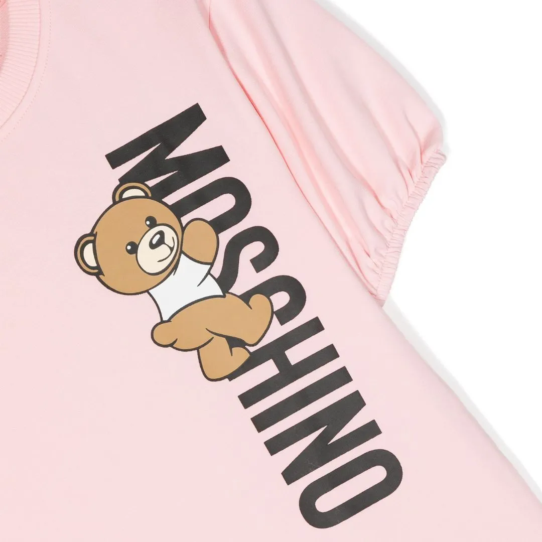 Moschino Dress Logo Pink