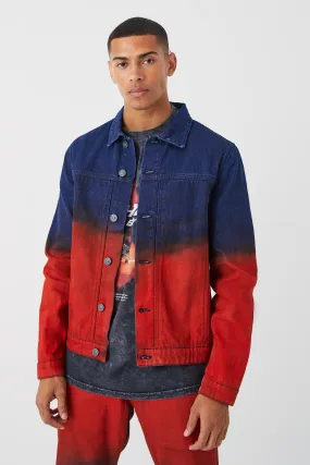 Ombre Denim Jacket