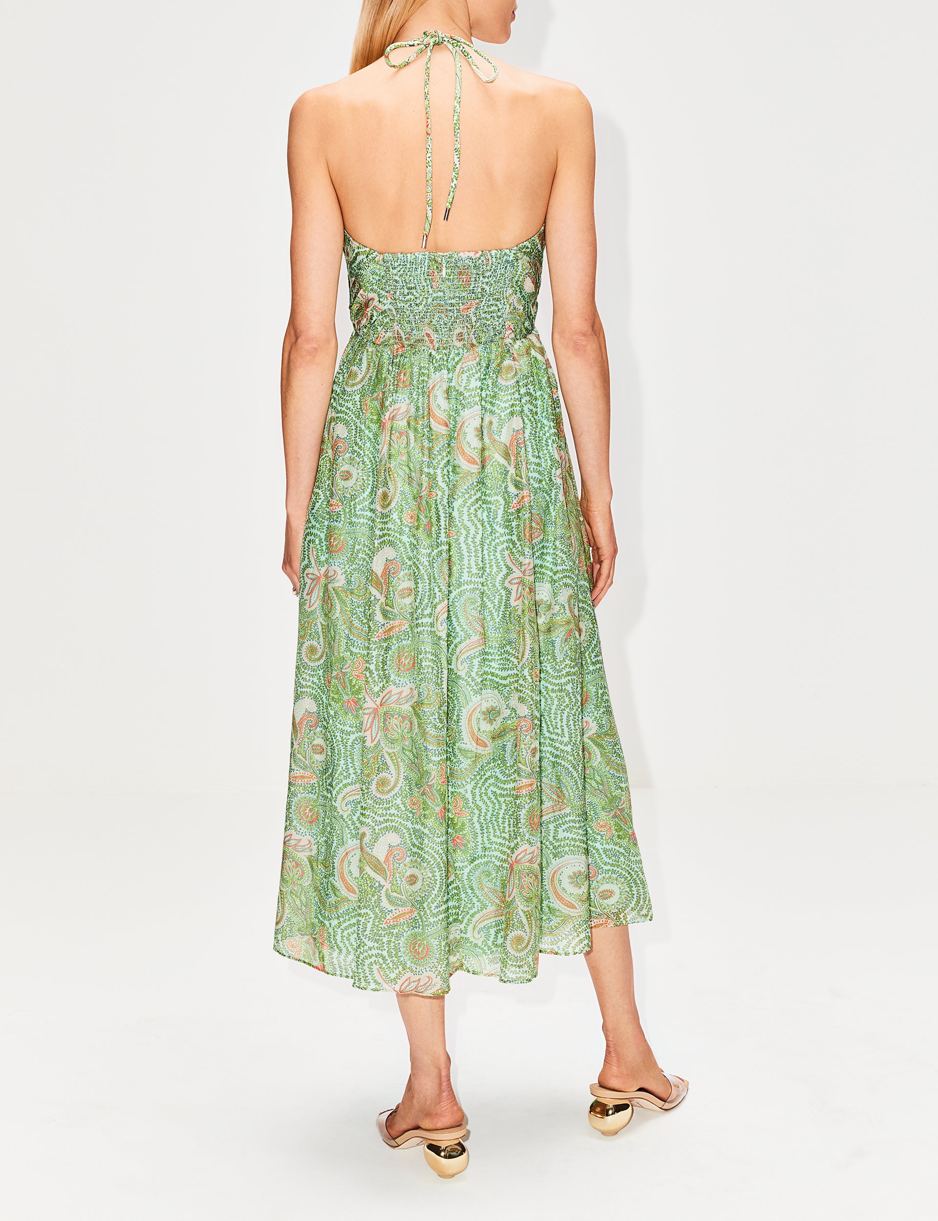 Paisley Halter Dress