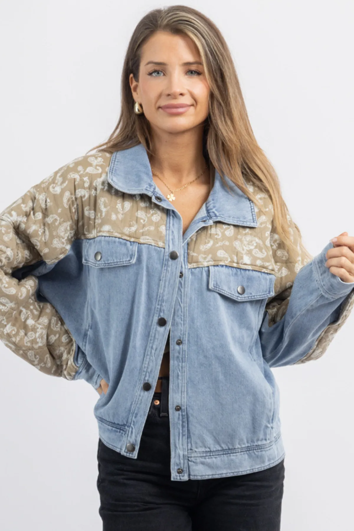 PAISLEY PLEASE DENIM JACKET