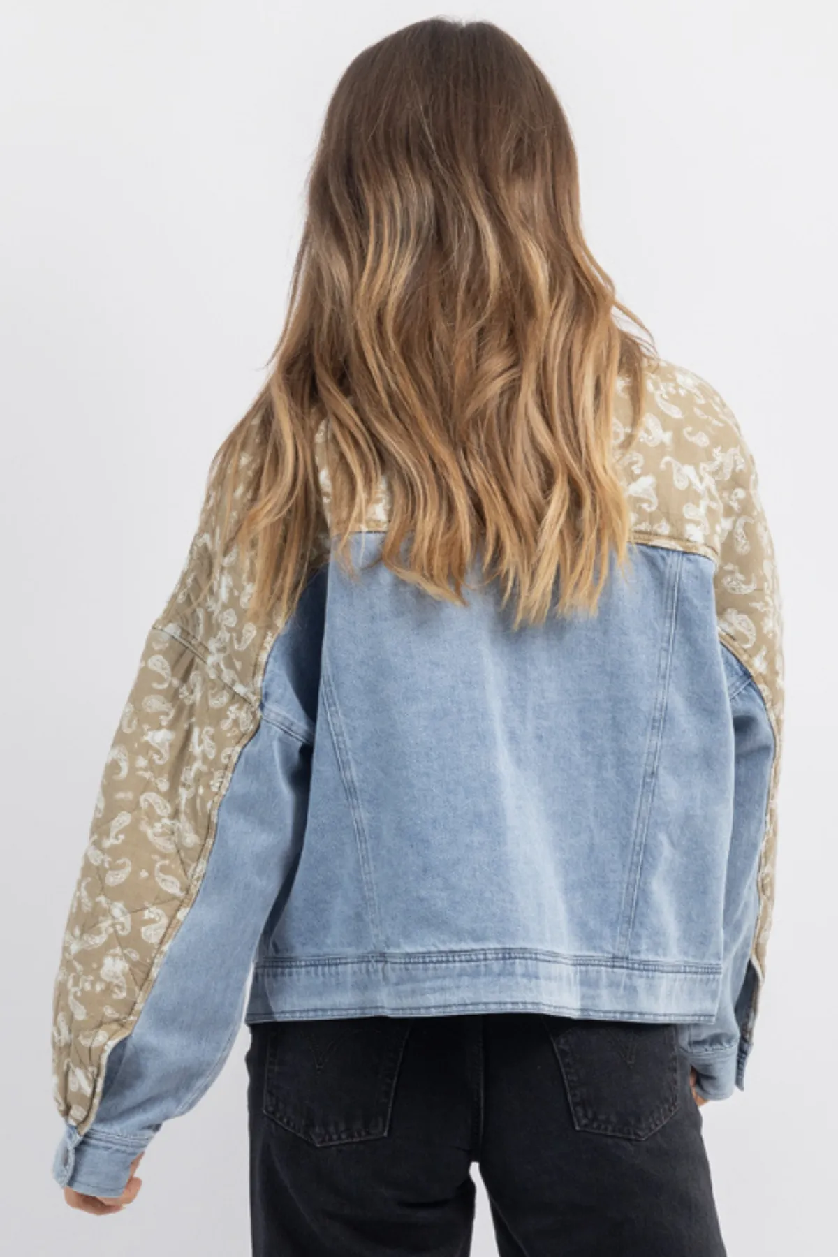 PAISLEY PLEASE DENIM JACKET