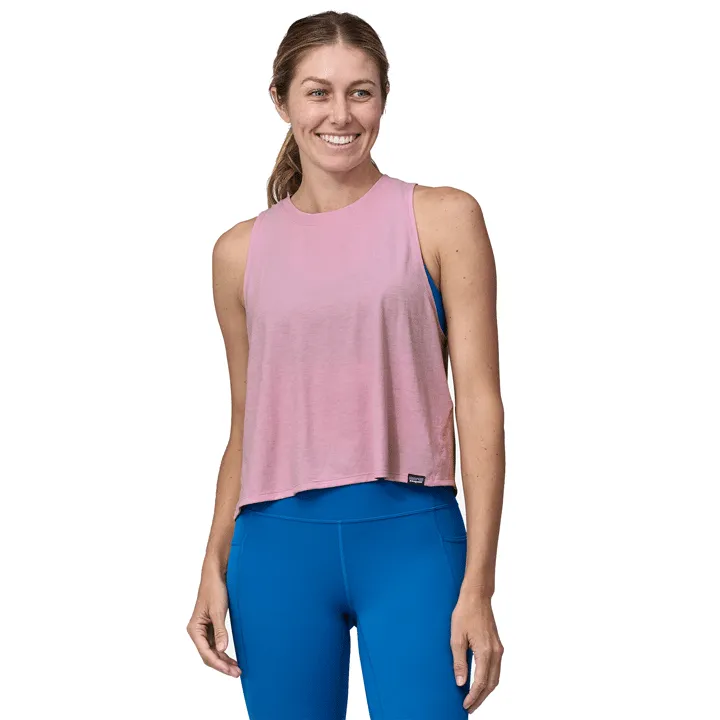 Patagonia Capilene Cool Trail Cropped Tank Top Womens