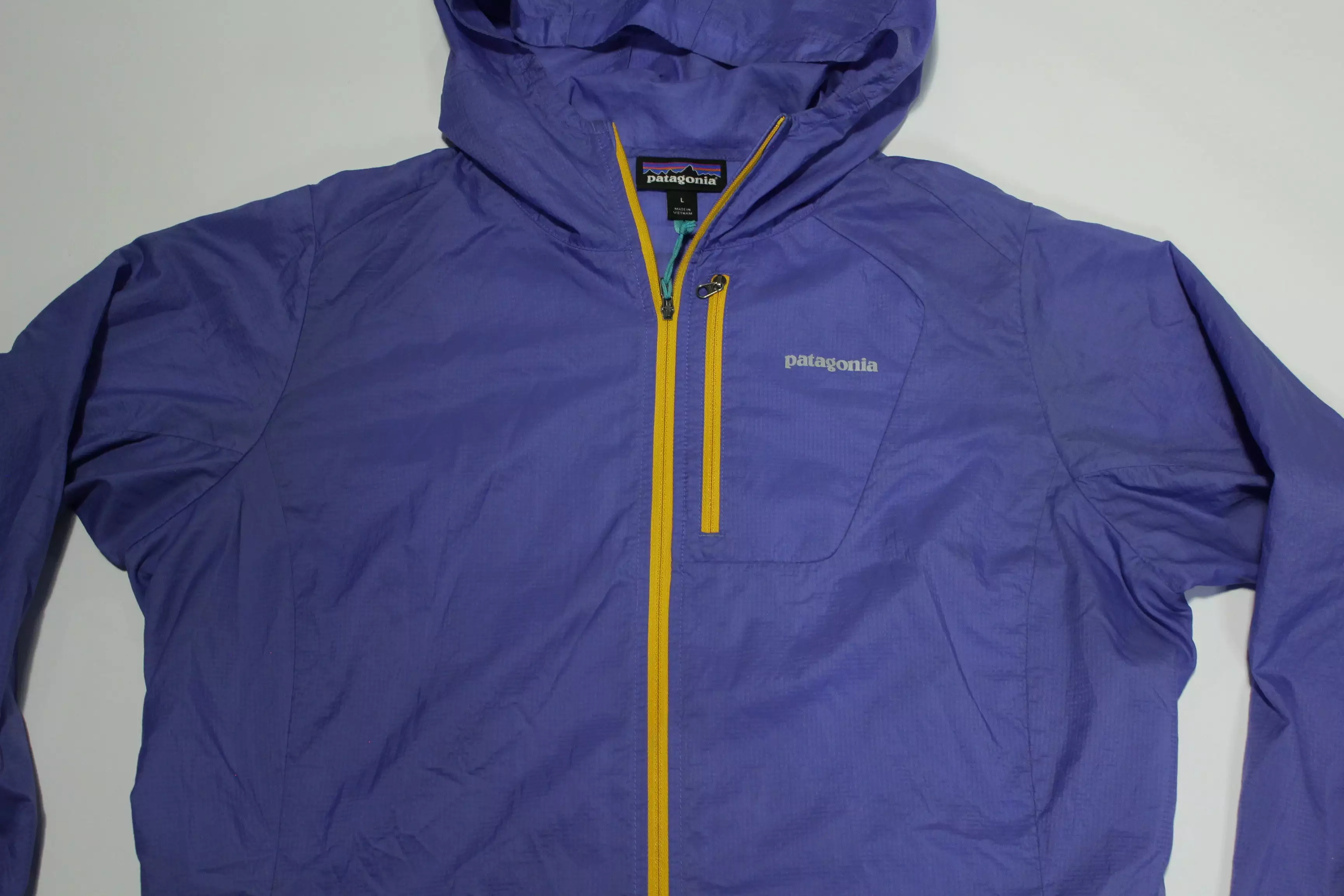 Patagonia Houdini Packable Lightweight Zip Up Windbreaker Jacket