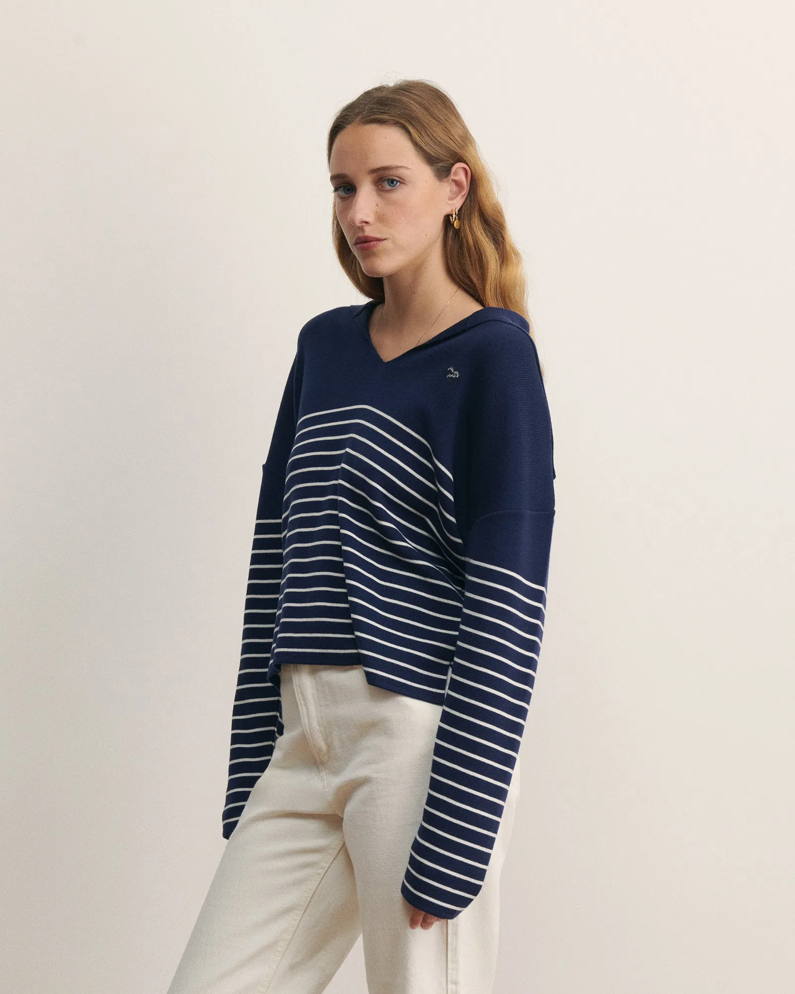 Patch Coeur chaffault wool sweater