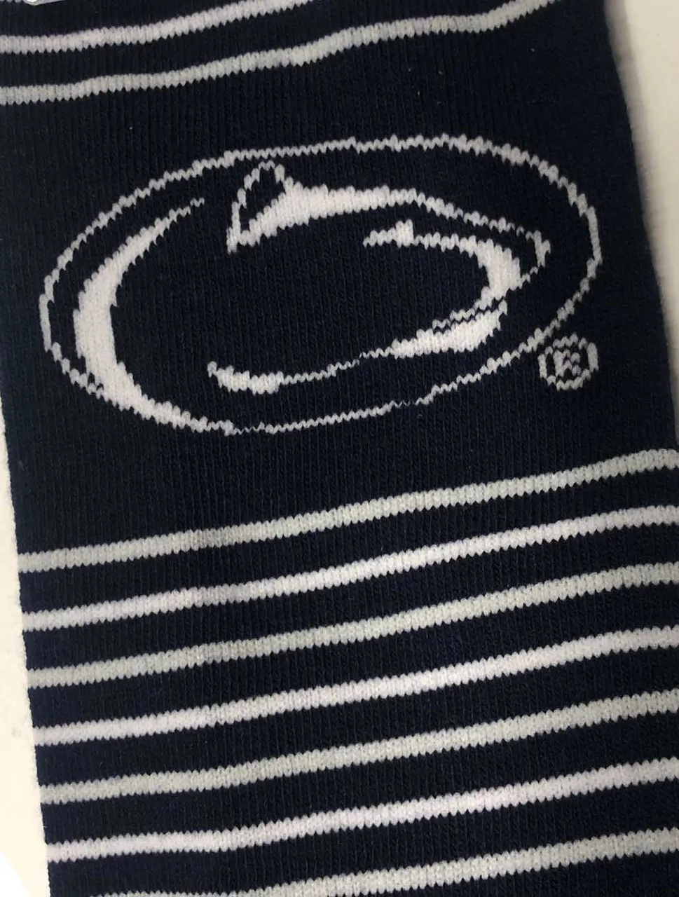 Penn State Dress Stripe Socks | Twin City Knitting Co.