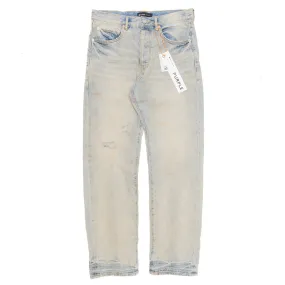 PURPLE Brand Superlight Indigo Oil Repair Jeans