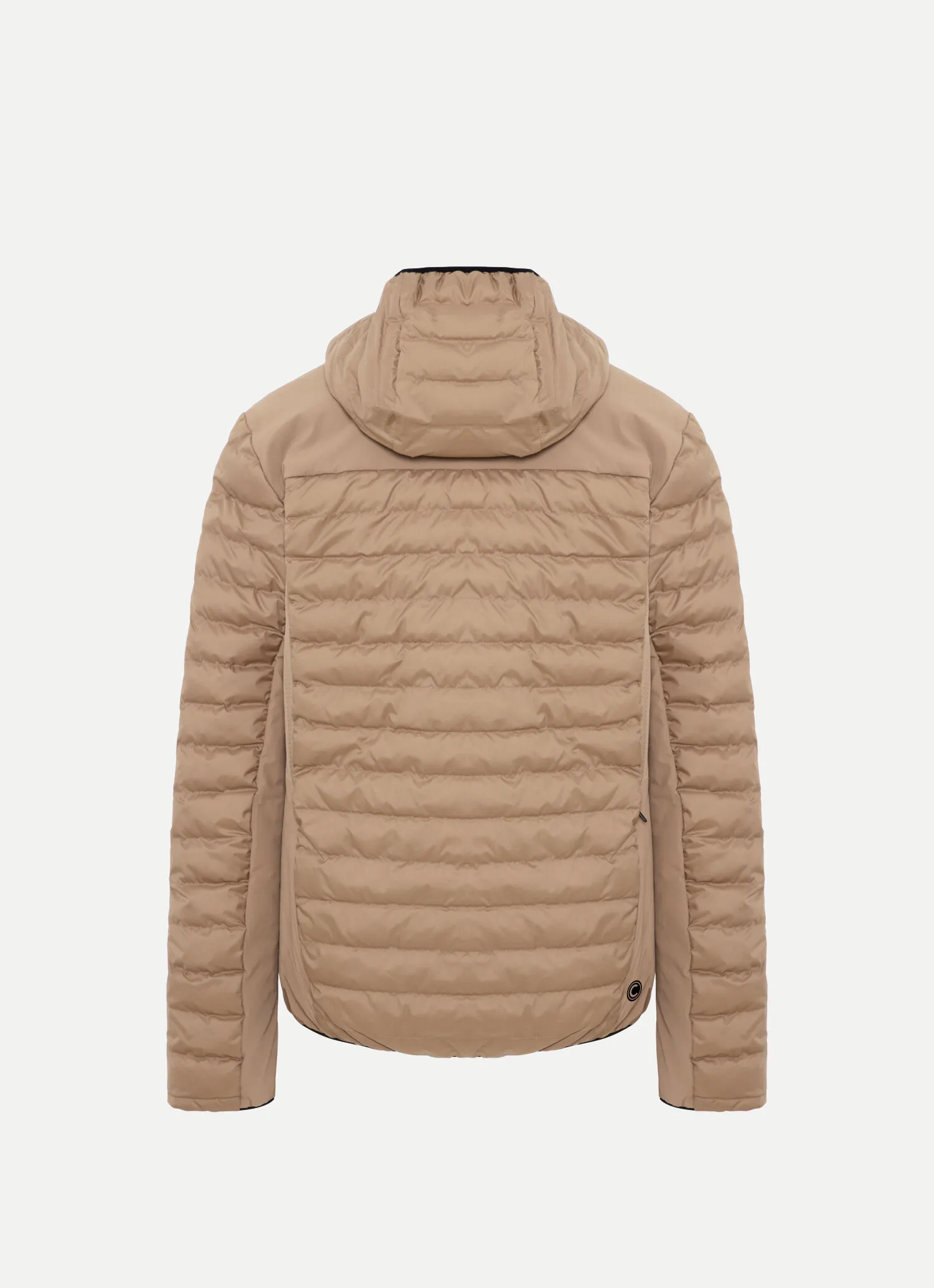 Quilted hooded windbreaker jacket-