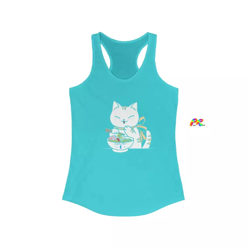 Ramen Cat Racerback Tank