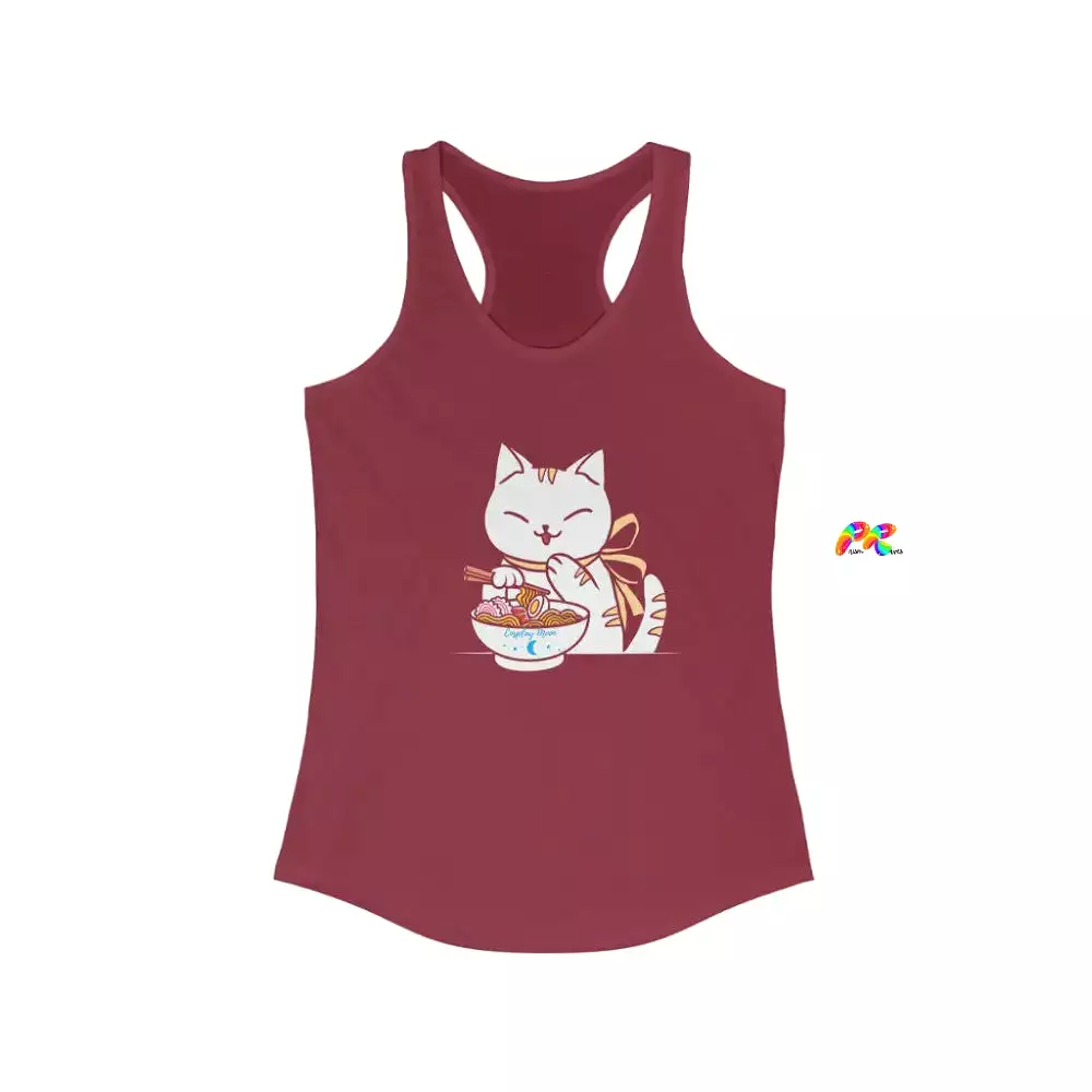 Ramen Cat Racerback Tank