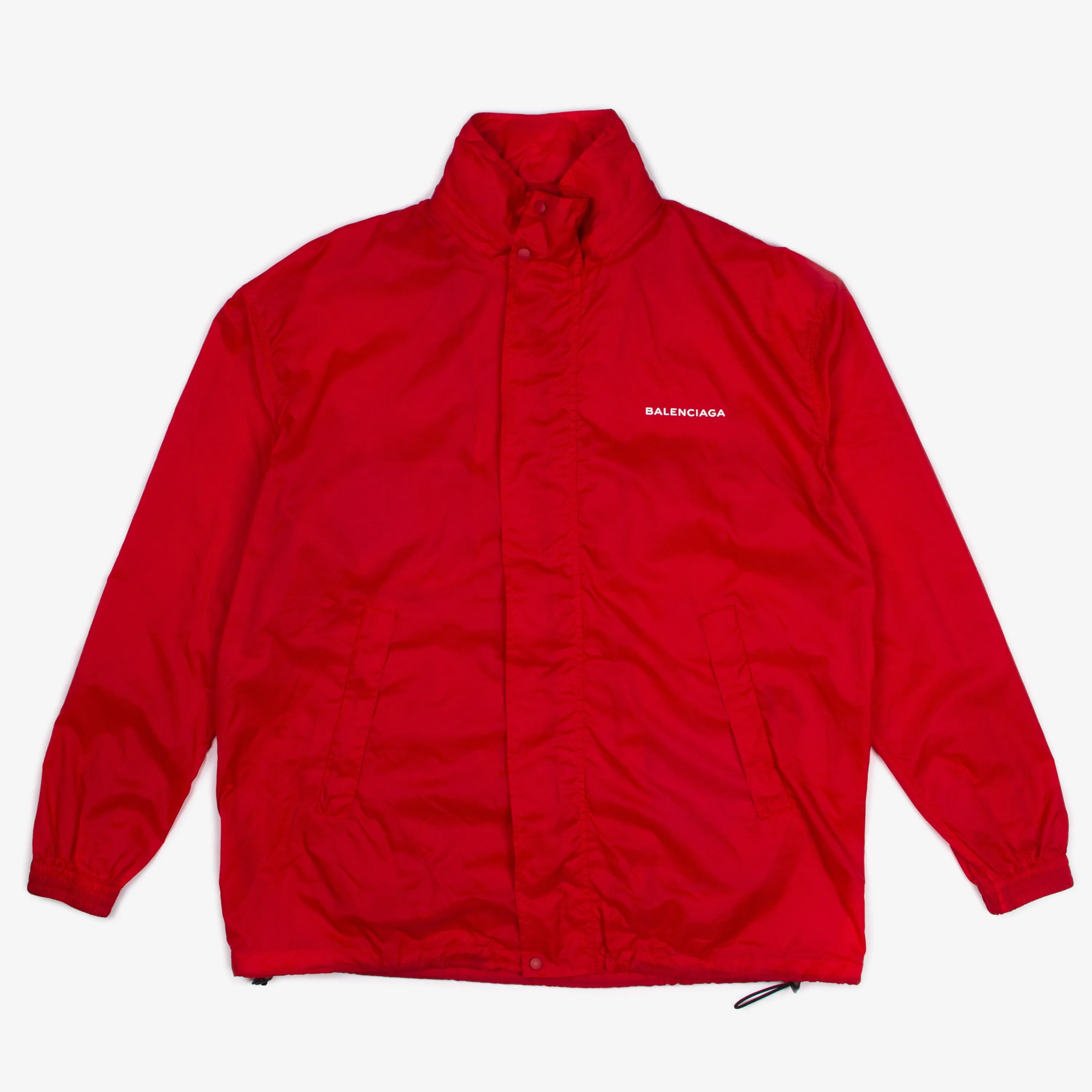 RED LOGO WINDBREAKER JACKET