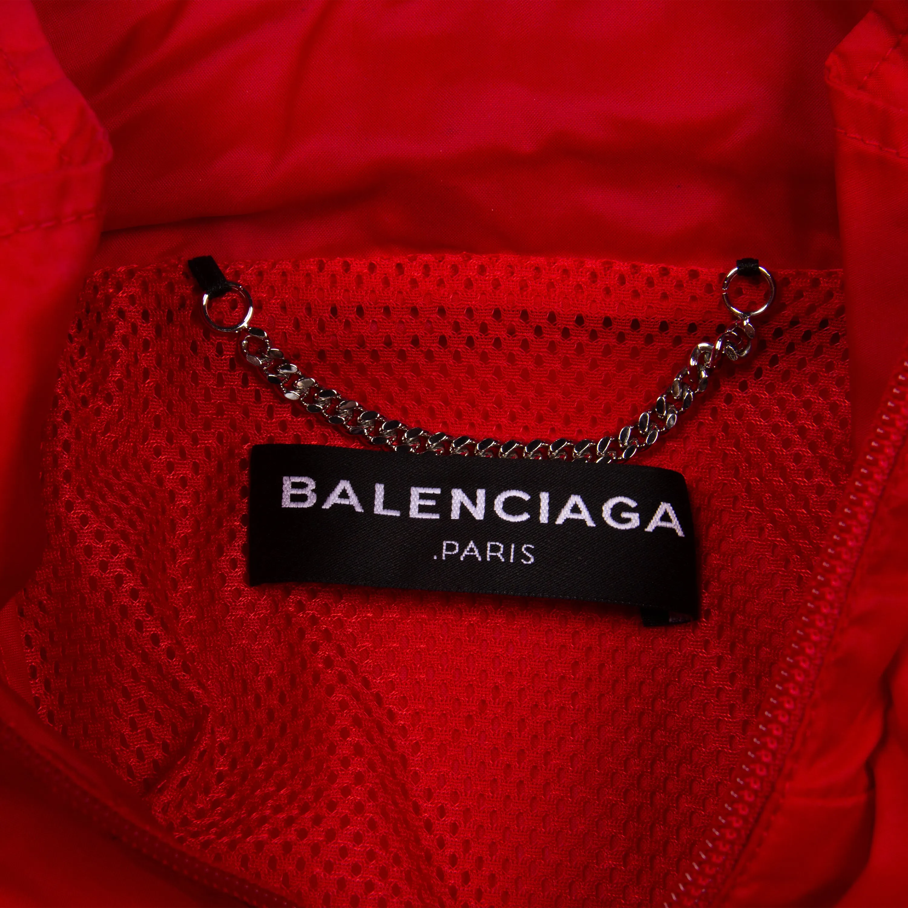 RED LOGO WINDBREAKER JACKET