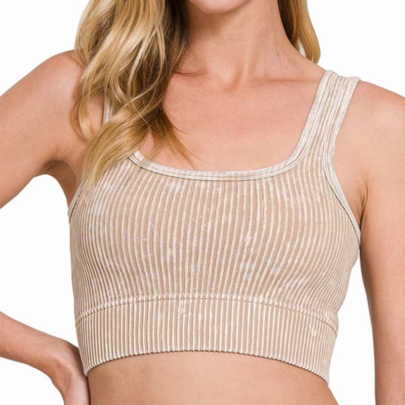 Reversible Neckline Cropped Tank