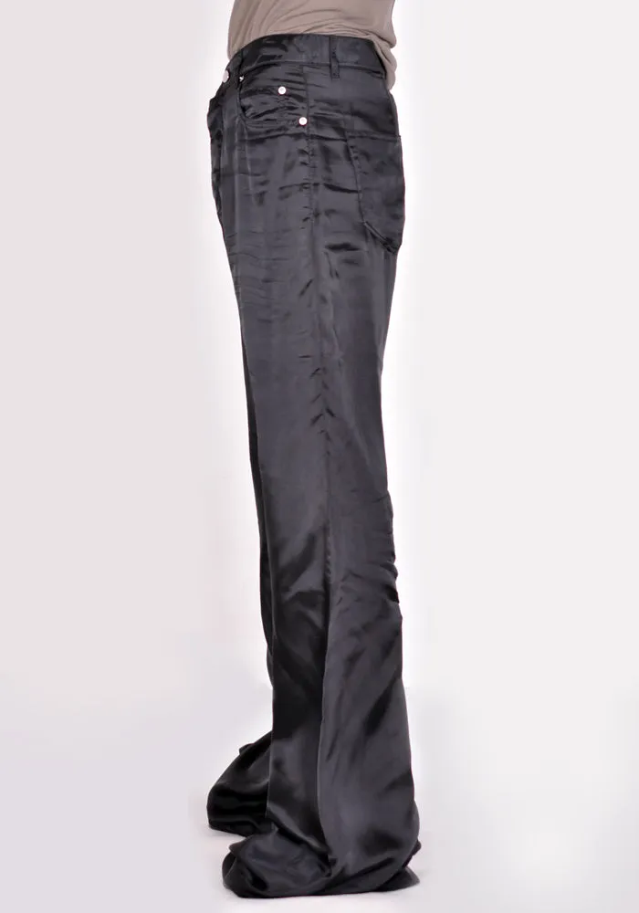 RICK OWENS RR01B1305 K BOLAN BOOTCUT BLACK