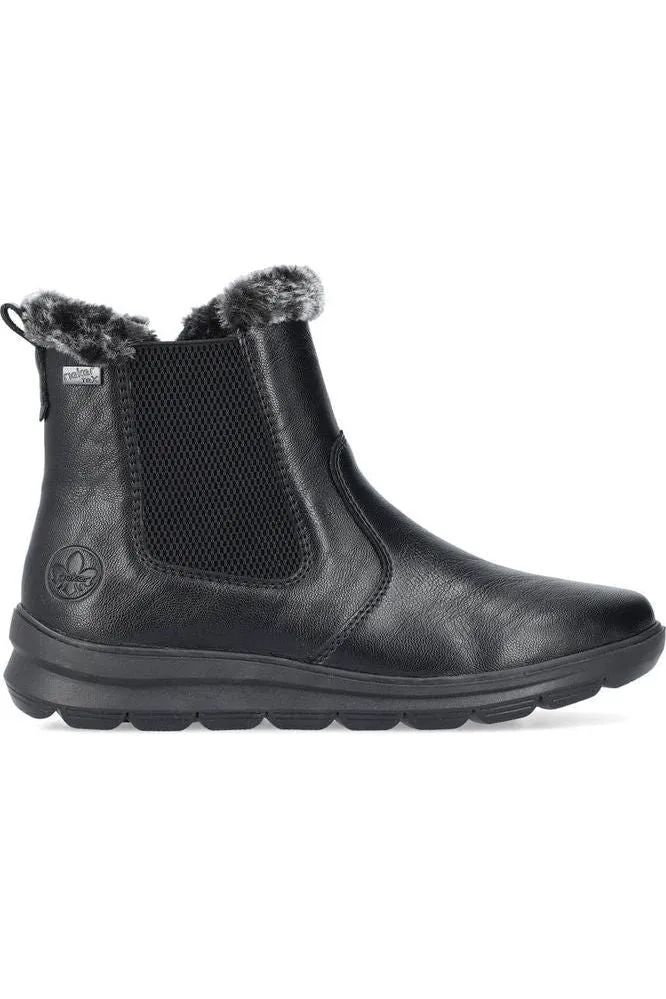 Rieker Ladies Boots Z0061-00 Black