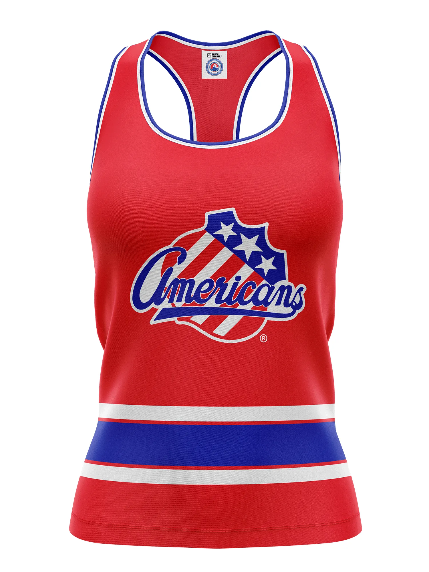 Rochester Americans Red Alternate Women's Racerback Hockey Tank