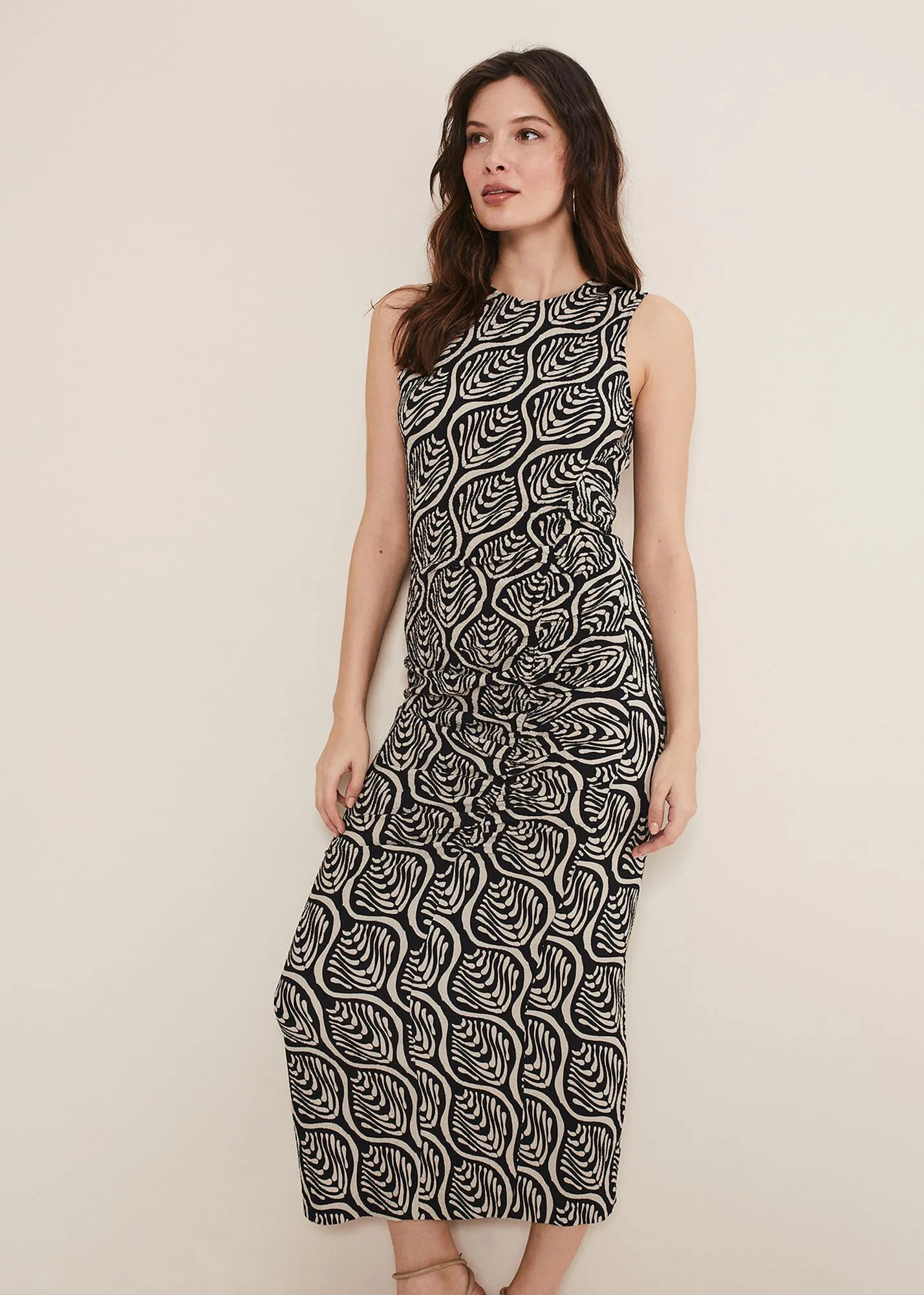 Rubie Geo Bodycon Midi Dress