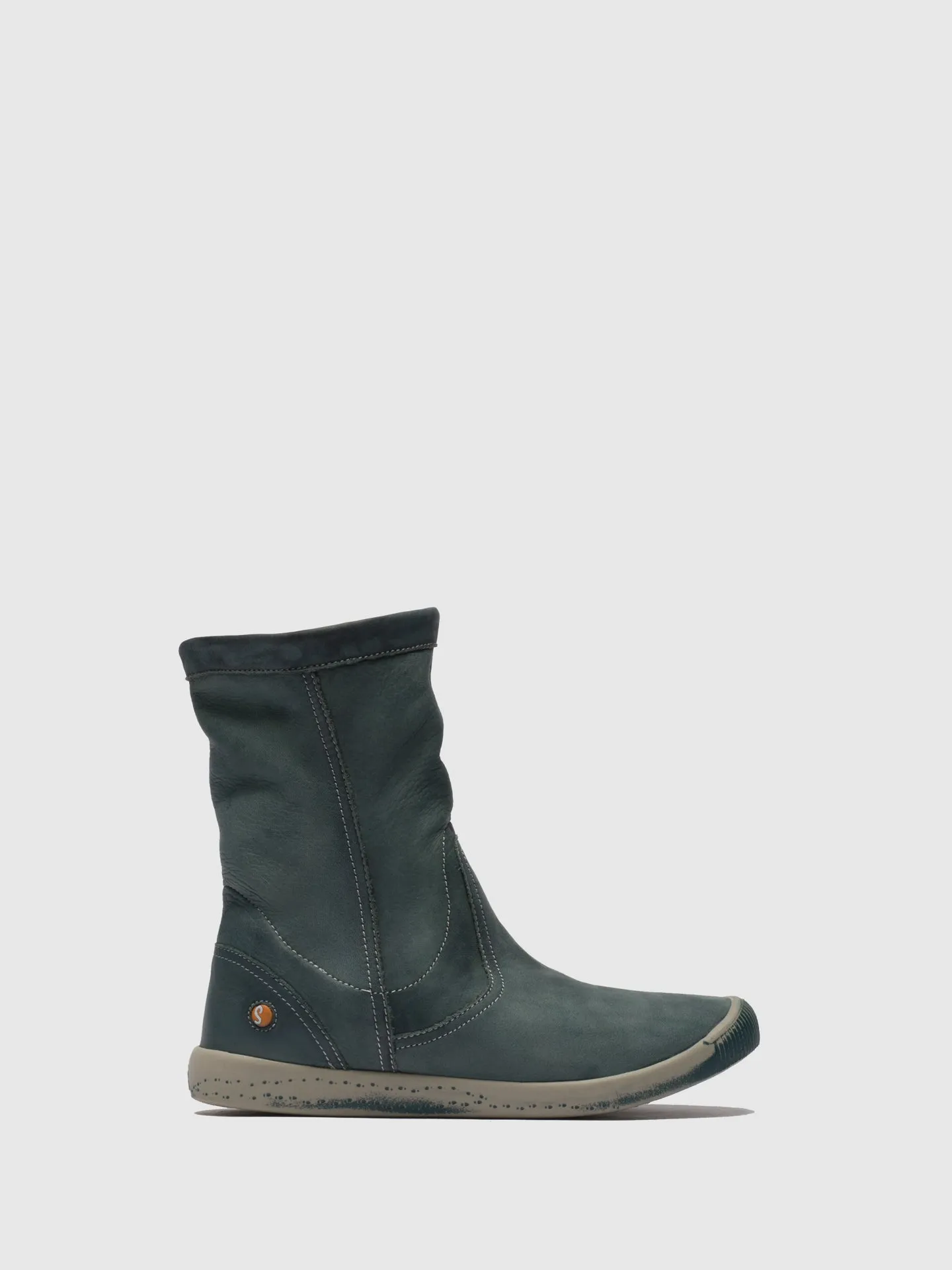 SeaGreen Round Toe Ankle Boots