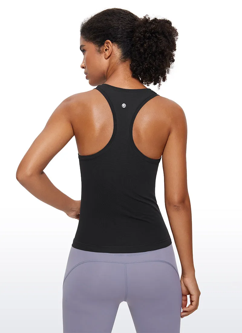 Seamless Scroop neck Tank Racerback