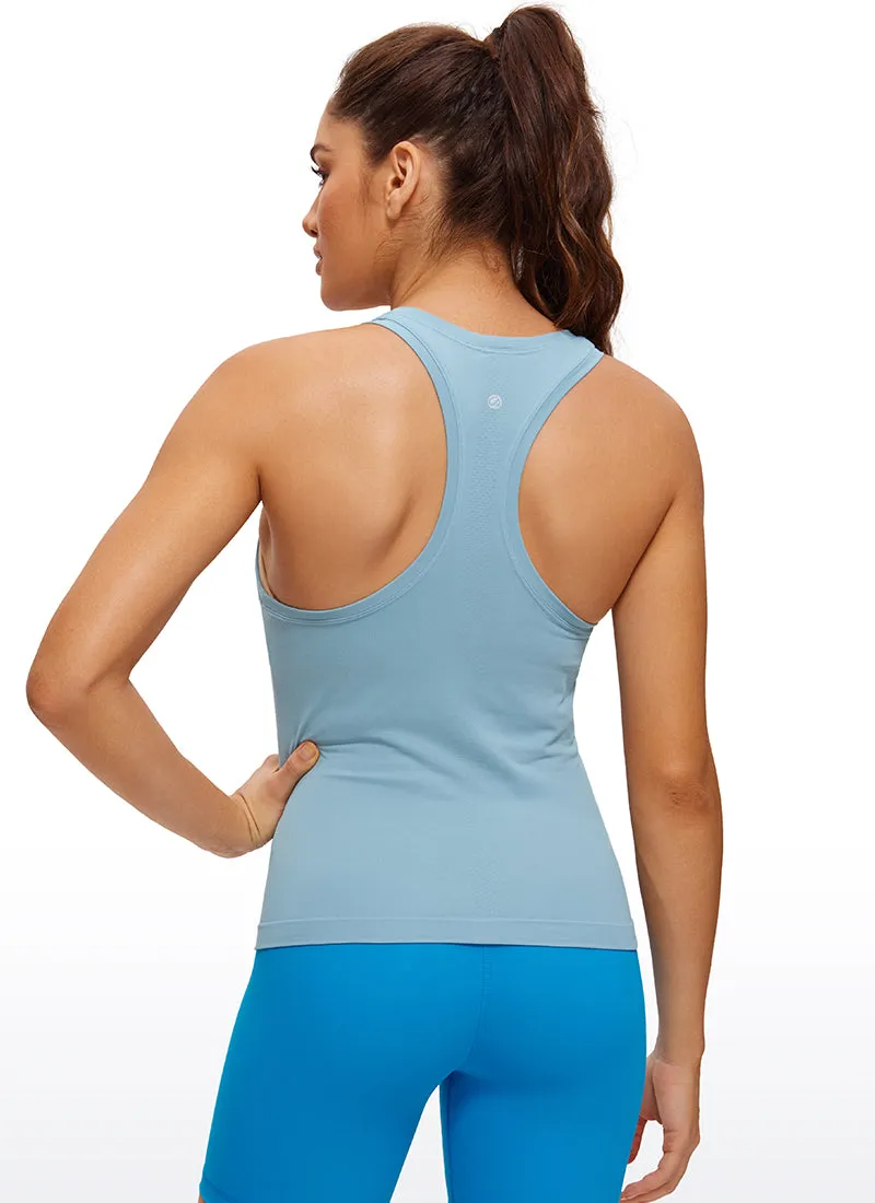 Seamless Scroop neck Tank Racerback