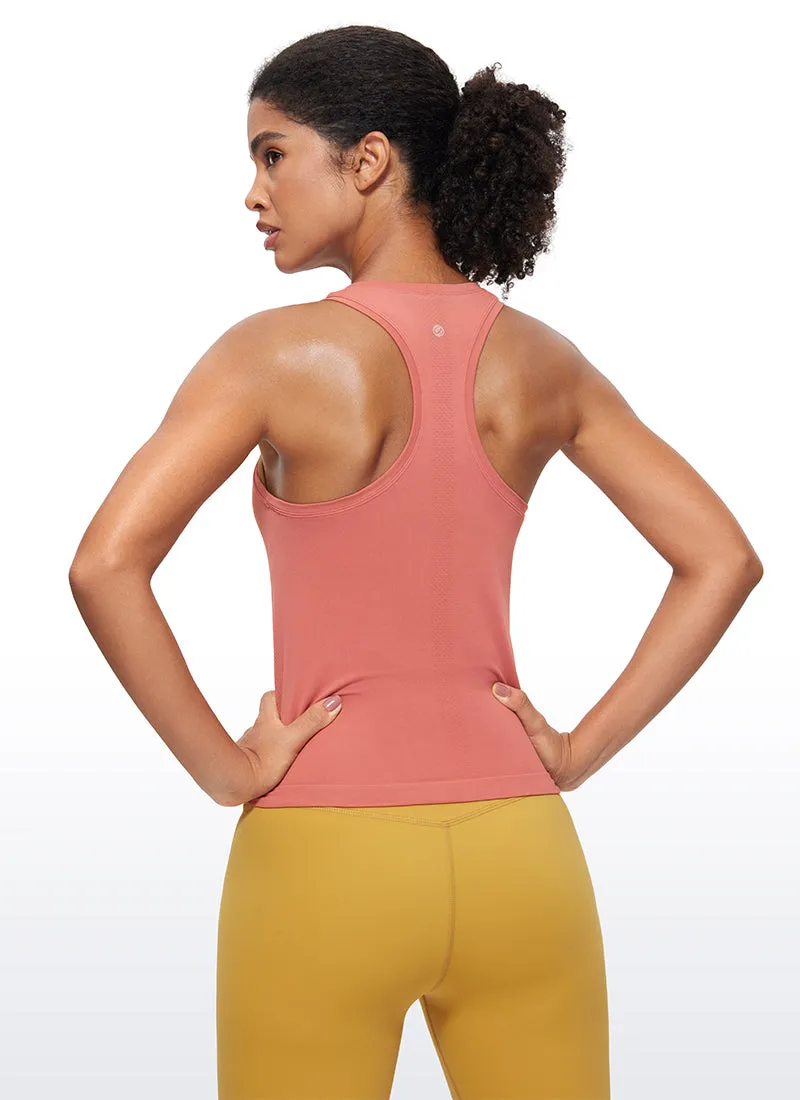 Seamless Scroop neck Tank Racerback