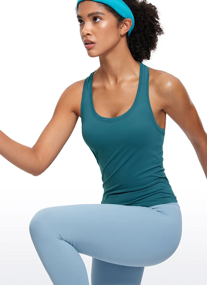 Seamless Scroop neck Tank Racerback