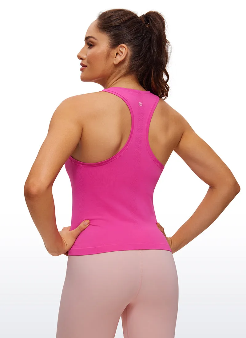 Seamless Scroop neck Tank Racerback