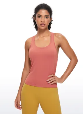 Seamless Scroop neck Tank Racerback