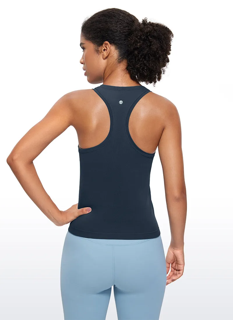 Seamless Scroop neck Tank Racerback