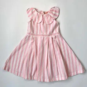 Seraphina Pink And White Stripe Dress: 4-5 Years (Brand New)