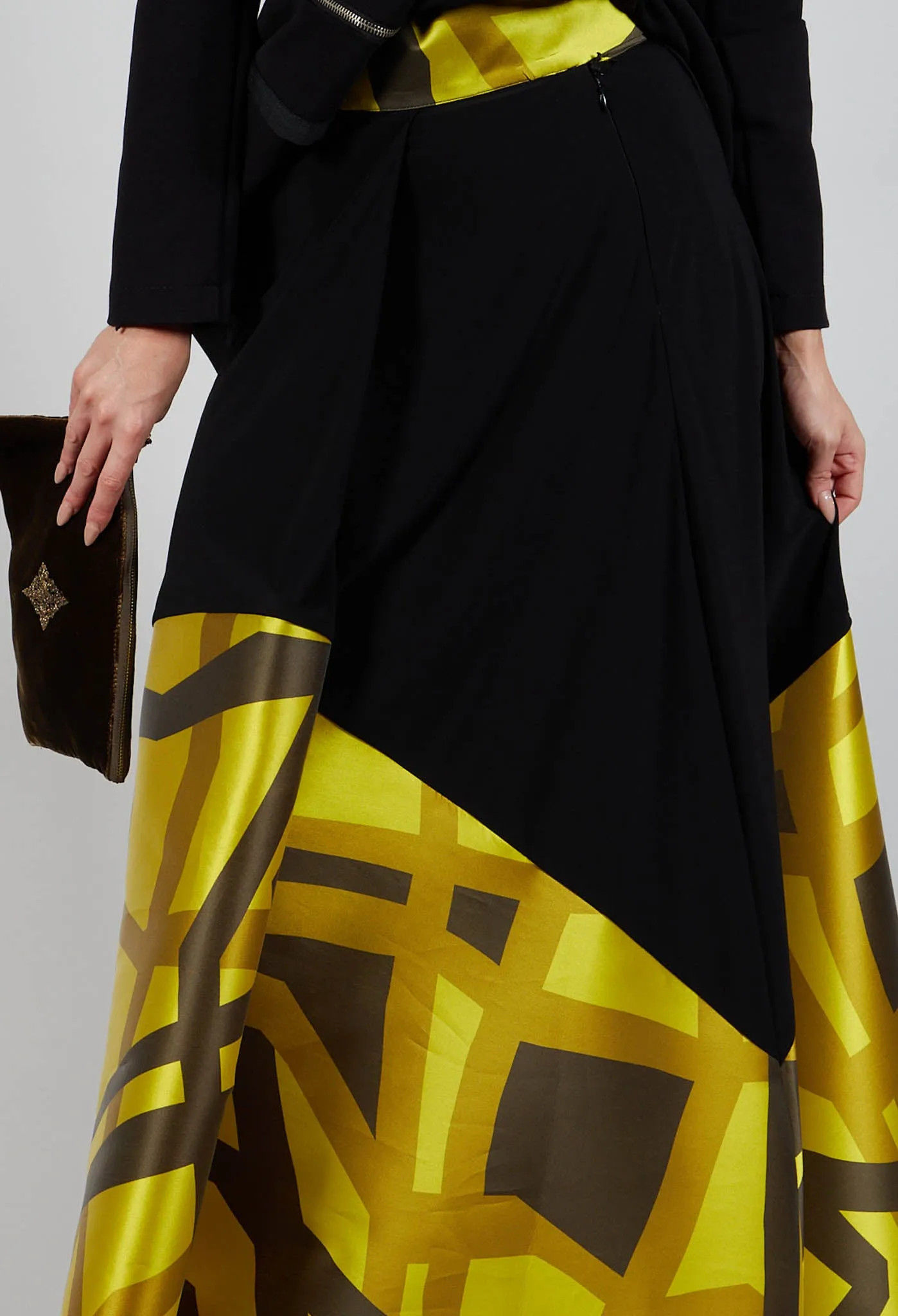 Skirt Klar In Colourful Yellow