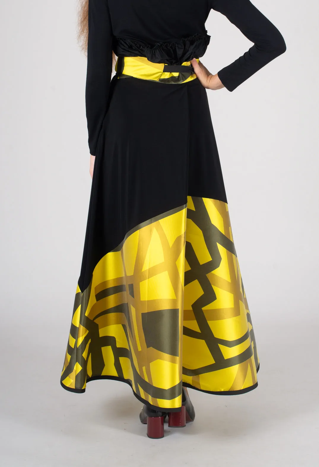 Skirt Klar In Colourful Yellow