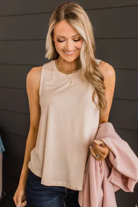 Softest Touch Knit Tank Top- Oatmeal