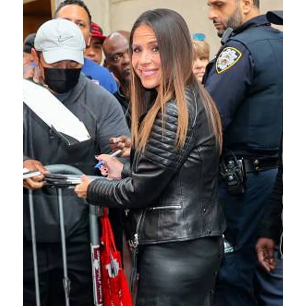 Soleil Moon Frye The Today Show Leather Jacket