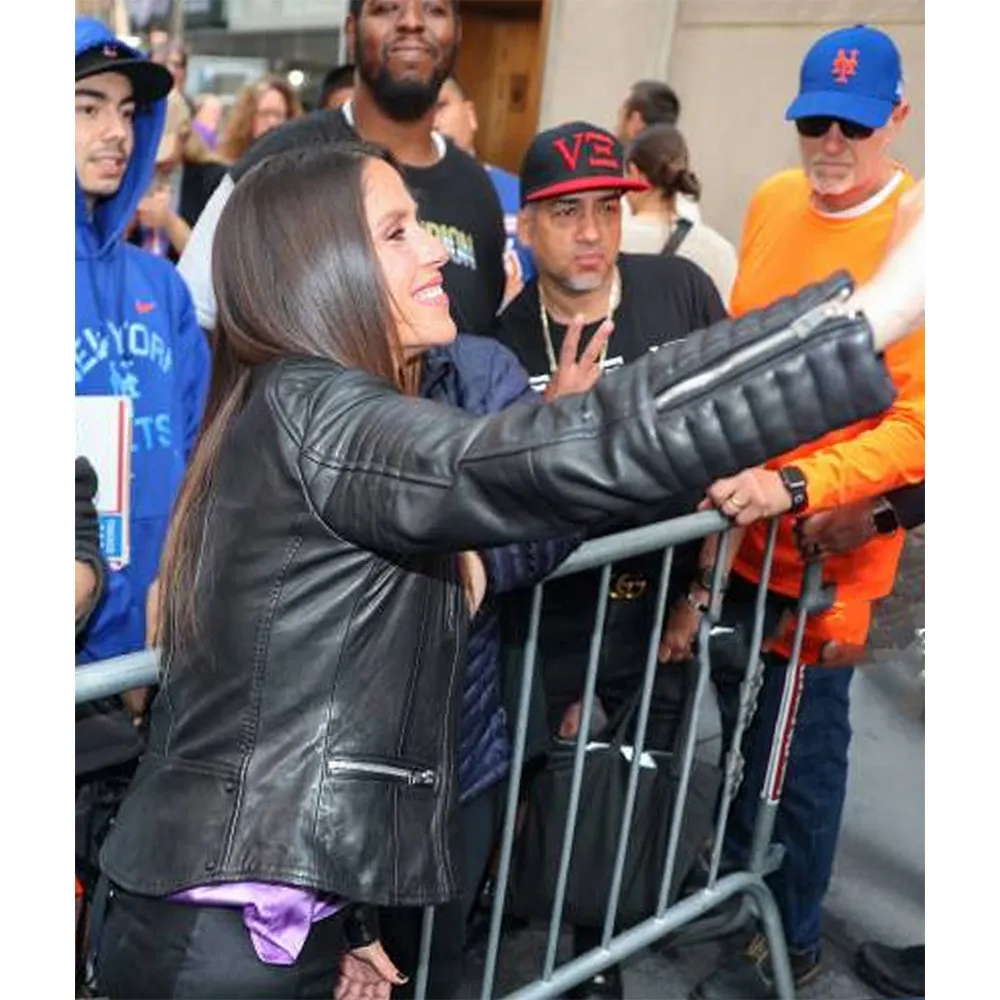 Soleil Moon Frye The Today Show Leather Jacket