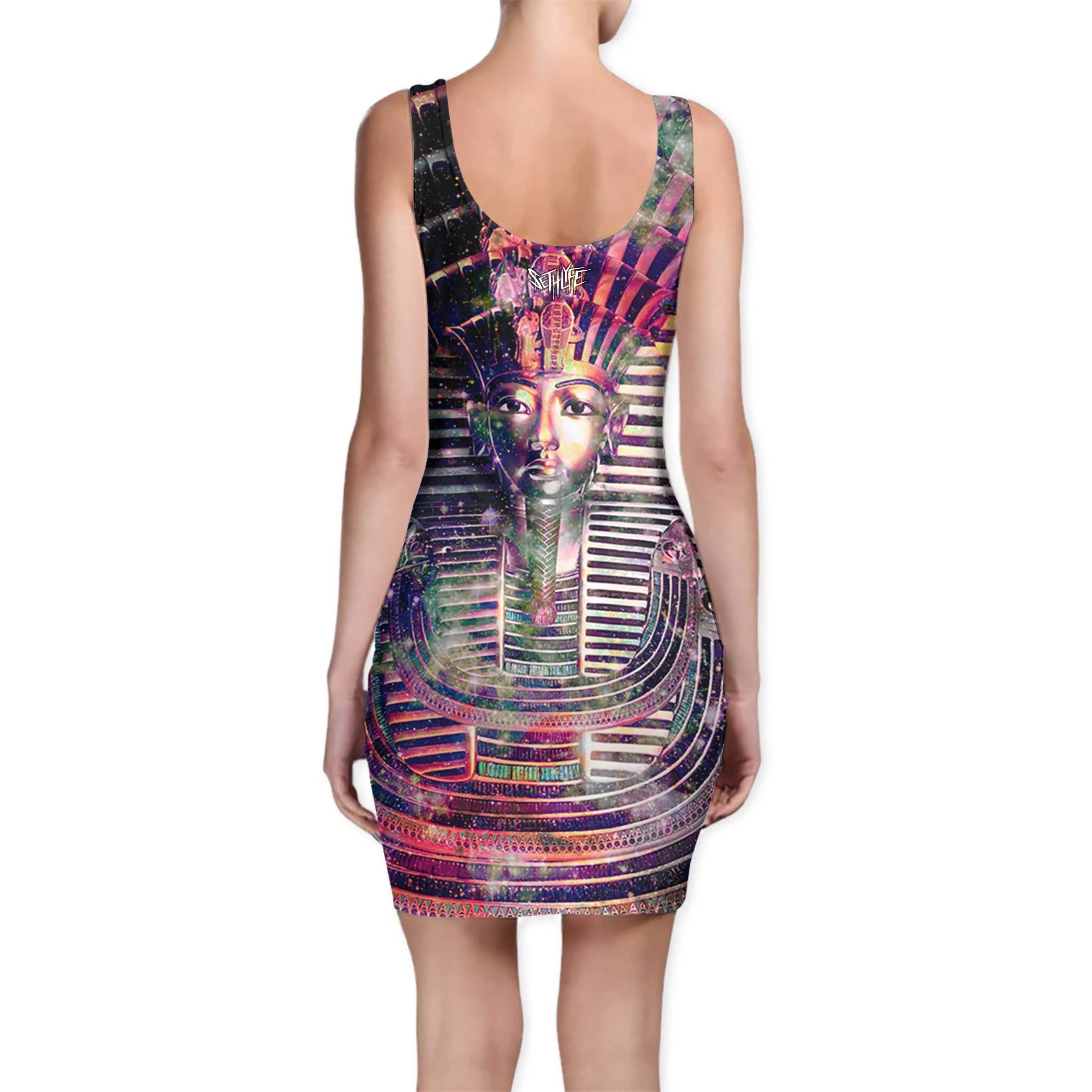 SPACE PHARAOH BODYCON DRESS