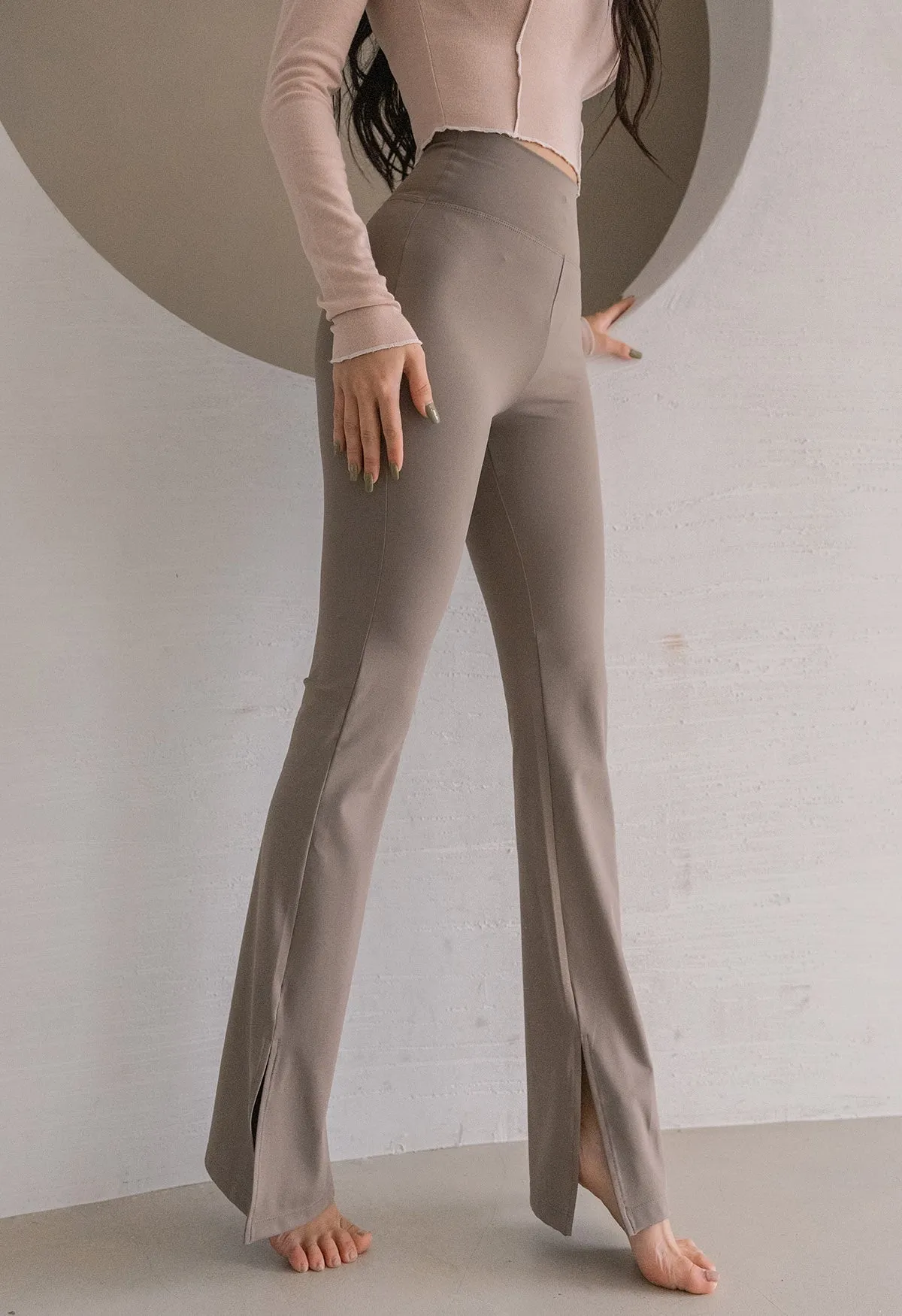 SS23 Conch Wear Bootcut Double Side Slit Leggings