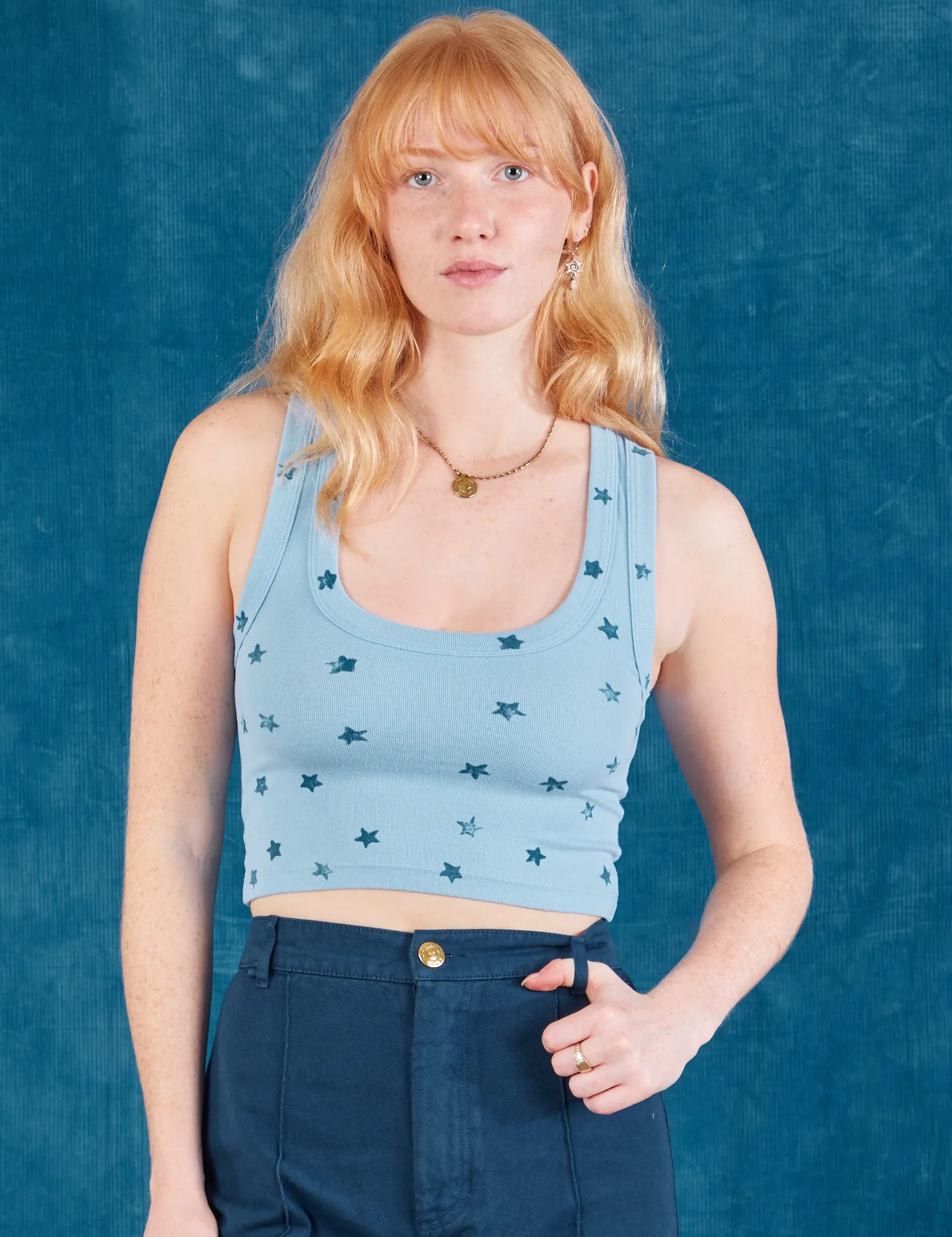 Star Cropped Tank