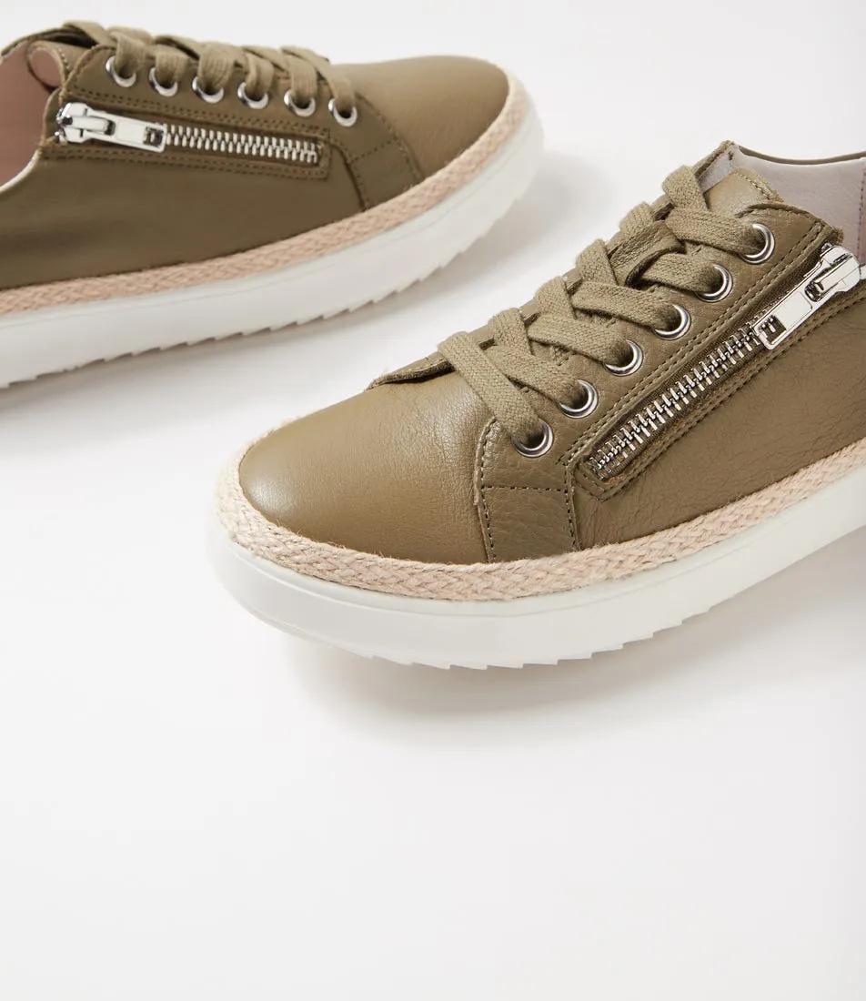 SUPERSOFT Zomo Khaki Natural Multi Sneakers