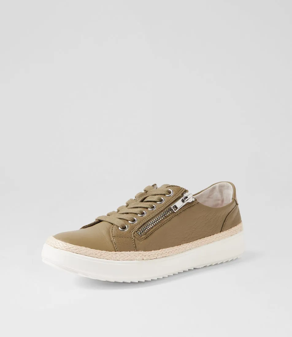 SUPERSOFT Zomo Khaki Natural Multi Sneakers