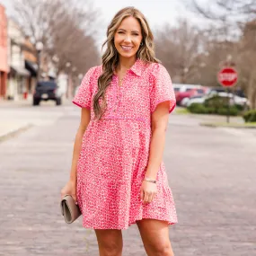 Sweetly Surprised Dress, Pink