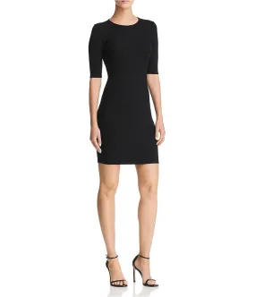 T By Alexander Wang Womens Cutout Sweater Dress