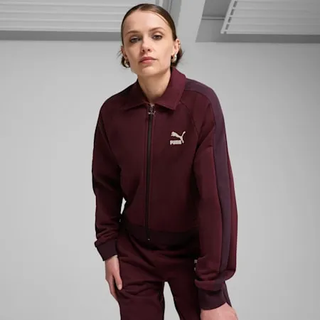 T7 Women's Track Jacket | Midnight Plum | PUMA Shop All Puma | PUMA 